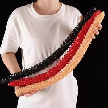 Супер длинная Анальная пробка из ПВХ с колючками, Анальная пробка, мужской массажер простаты, анальный расширитель, стимулятор, мастурбатор, женский вагинальный фаллоимитатор 18