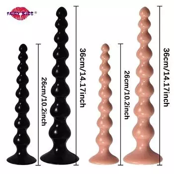 Супер длинные анальные бусины, расширитель, Анальная пробка, мужской массажер простаты, женский фаллоимитатор, интимные товары для взрослых 18, анальные секс-игрушки для мужчин и женщин S