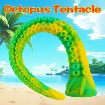 Супер длинный осьминог щупальца рыбы секс-продукт глубокий анальный расширитель мастурбация массажер для мужчин и женщин SM секс-продукт S Code