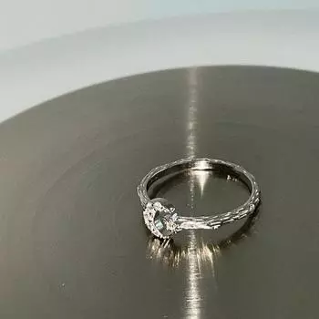 Super Exquisite ~ Dreamy Star Moon Diamond Ring Earrings Simple Temperament Design