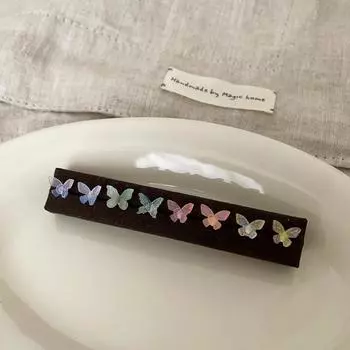 Супер Фея Бабочка Серьги-гвоздики Набор Женские Мини Маленькие Изысканные Милые Индивидуальные Модные Темпераментные Универсальные Серьги