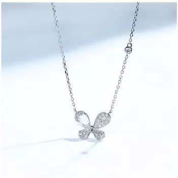 Super Fairy Ins Butterfly Necklace High end Niche Design Fresh Style Collarbone Chain
