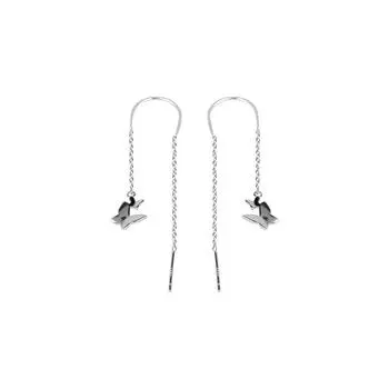 Супер Фея Бабочка Кисточка Earlines Темперамент Новый Нишевый Дизайн Новые Серьги