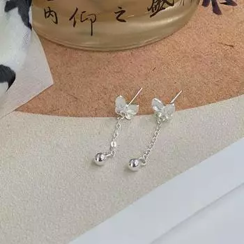 Супер Фея Бабочка Кисточки Серьги Маленькие и Изысканные Серьги В Форме Насекомых Элегантные Серьги