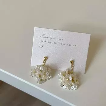 Супер Фея Цветочная Цепочка Бахрома Серьги-гвоздики Женские Ретро Легкие Роскошные Изысканная Элегантность Модные Индивидуальные Универсальные Серьги