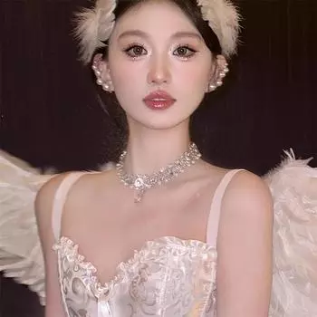 Супер Фея Крылья Ангела Балетный Головной Убор Перья Высококачественная Заколка Для Края Красивый Лебедь Холодные Аксессуары Для Волос