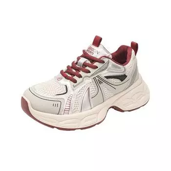 Super fire thick-soled dad shoes increase in popularity 2025 new spring versatile niche casual sports shoes 35