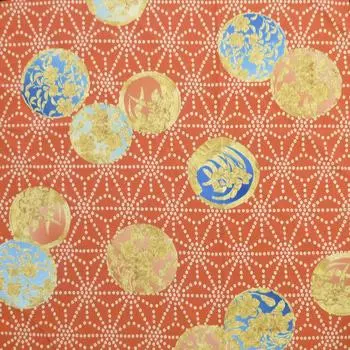 Super furoshiki Nagare double width Neo Asanoha water-repellent