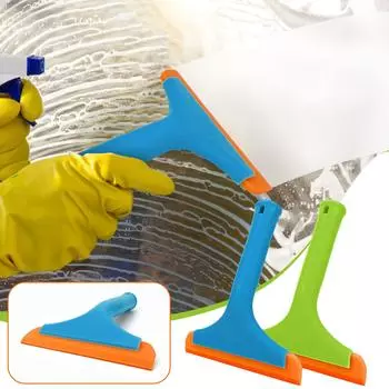 Супер гибкий силиконовый скребок, автоматическая вода, водяной дворник, скребок для душа, для лобового стекла автомобиля, окон, зеркал, стеклянных дверей One Size синий