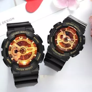 Супер горячие Ins трендовые мужские и женские студенческие часы в стиле Харадзюку, водонепроницаемые спортивные ремни, ручная лампа