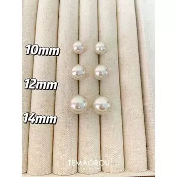Super Invisible Perfect Circle Painless Retro Mosquito Coil Pearl Shi Jia Zhengyuan Pearl 10mm [s925 Ear Needle]]