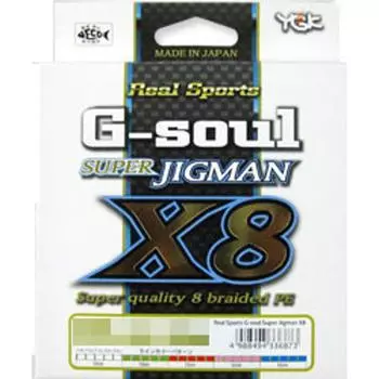 SUPER JIGMAN X8 600м медленный стиль X-Braid G-SOUL 1.5 (30lb)