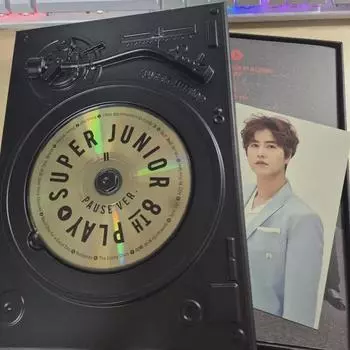 Super Junior Black Suit Альбом Play Pause Kyuhyun