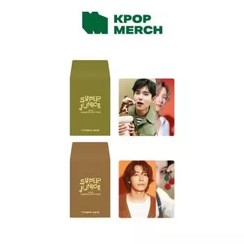 SUPER JUNIOR — случайная коллекционная поздравительная открытка «Времена года 2024» A/B Random