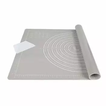 SUPER KITCHEN большой размер коврик для приготовления пищи силиконовый коврик для выпечки кухонный коврик для выпечки термостойкий защитный коврик для варочной поверхности из смолы