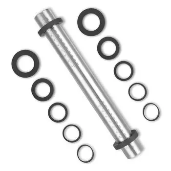 SUPER KITCHEN Rolling Регулируемый нержавеющий Rolling Сладости Кондитерские изделия Хлеб Соба Rolling Легко чистить Rolling 35 x см Pin, Толщина, Сталь, Pin,