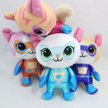 Super Kitties Plush Cat Team - Мягкая игрушка-кукла в виде кошки 18cm 85g