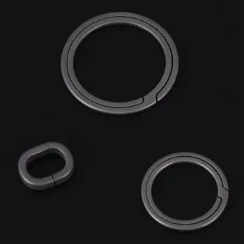 Super Lightweight Car Keychain Titanium Key Ring Titanium Key Buckle Super Lightweight Keychains 20MM