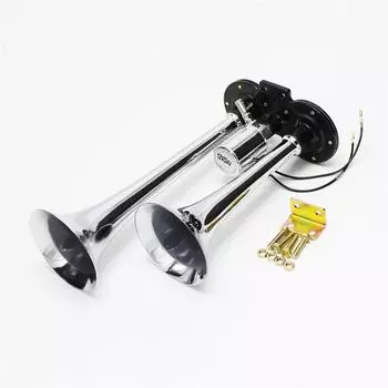 Super loud dual trumpet air horn for your Motorcycle, Car, Boat, Truck, Lorry etc