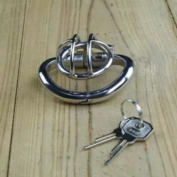 Супер маленькая клетка целомудрия из нержавеющей стали для мужчин 36mm