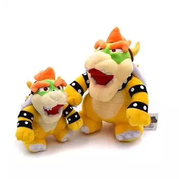 Супер Марио Братья Мягкие Игрушки Wonder Bowser Jr Meowser Lemmy Iggy Bowser Аниме Мягкие Игрушки Мультфильмы Peluche Куклы Дети Подарки