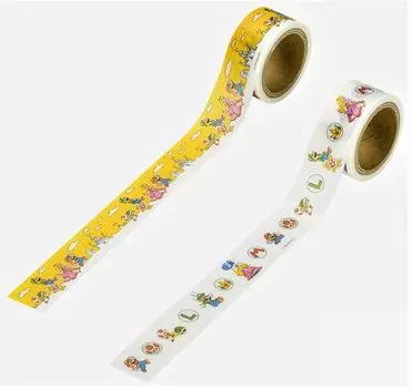 Super Mario Family Life Masking Tape Set of 2 Nintendo Tokyo Limited Goods
