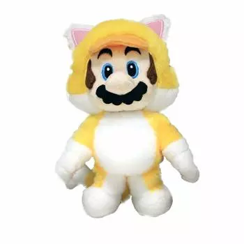 Супер Марио Power Up талисман мяч цепочка плюшевый кот Марио Nintendo TOKYO Limited