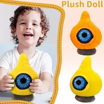 Супер милая плюшевая игрушка, трогательный компаньон, глупый и милый дизайн, мягкий, сопровождающий каждый сладкий One Size оранжевый