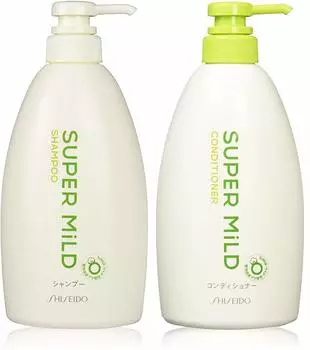 SUPER MiLD Шампунь-кондиционер Jumbo Set 600 мл x 2 600 мл [Оптовая закупка] + (х 2)
