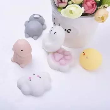 Супер милые белые тюлени Squishies, забавные игрушки-симуляторы, игрушки в подарок 1