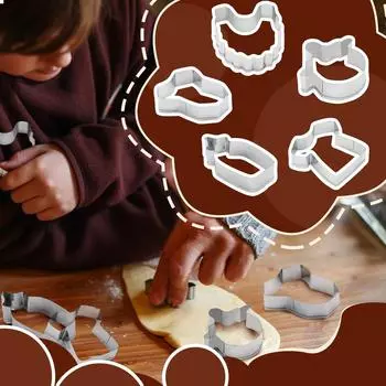 Супер милые формы для выпечки, инструменты для выпечки, формы для детской одежды из бутылочек, набор из 5 предметов One Size