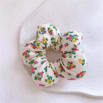 Супер милые резинки для волос с цветами для детей, девочек, эластичные аксессуары для волос, резинка для волос, веревка, головной убор, украшение about 10 cm