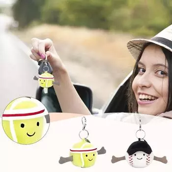 Супер милый и очаровательный высококачественный плюшевый брелок с различными формами One Size белый