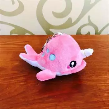 Супер милый кит плюшевые игрушки маленькая подвеска мини морские животные мягкая игрушка детский подарок 12 см 12CM
