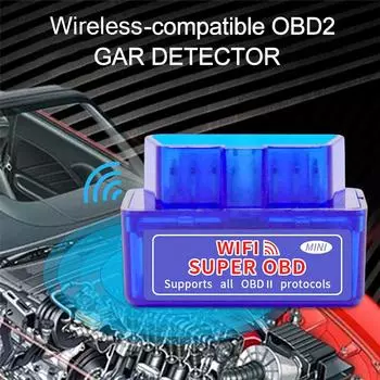 Супер Мини ELM32 Беспроводной OBD2 V1.5 Elm 32 V1.5 WIFI OBD 2 Авто Диагностический Сканер Для Автомобиля ELM-32 OBDII Код Диагностические Инструменты