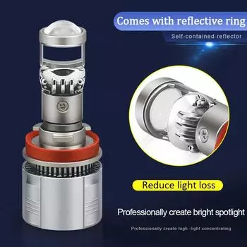 Супер мини H4 H7 противотуманная фара светодиодная лазерная линза проектора фара 120 Вт H11 H8 H9 9005 9006 9012 яркая с Canbus для автомобиля мотоцикла 6000Lm white&120W 16000Lm&9006/HB4