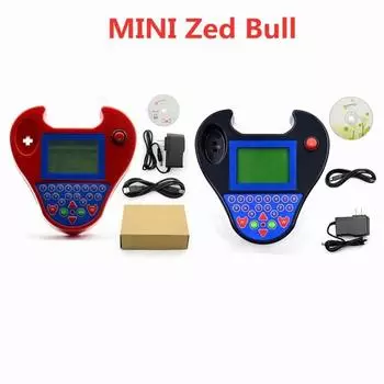 Super Mini ZedBull V508 Smart Zed-Bull Программатор транспондеров автомобильных ключей Mini ZED BULL Инструмент для программирования ключей Auto Key Programmer красный