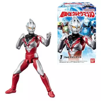Super Motion Alpha Ultraman 10 10 штук КОРОБКА (конфетная игрушка)
