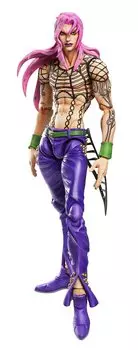 Super movable figure Bizarre Adventure Part 155mm painted movable figure ME60321 JoJo s 5 Diabolo approx. PVC&ABS&nylon