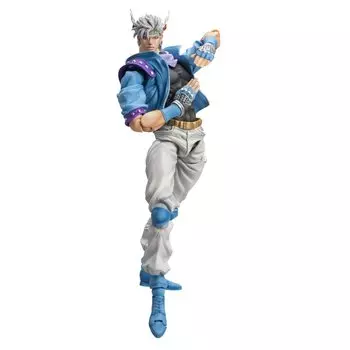 Супер подвижная фигурка Bizarre Adventure Part Antonio Zeppeli 160 мм окрашенная подвижная фигурка ME21341 JoJo s 2 Caesar Second приблизительно. ПВХ, АБС и нейлон