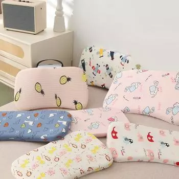 Супер мягкая детская подушка с рисунком из мультфильма подушка из пены с эффектом памяти бытовая кровать спальная подушка дышащая моющаяся 45X20CM