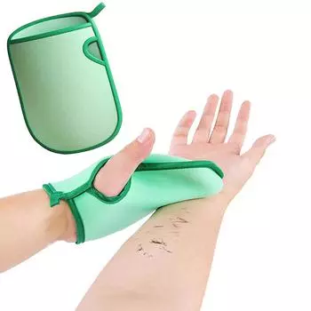 Супер мягкая отшелушивающая варежка для ванны - безболезненная для кожи губка PVA для детей и взрослых перчатки для купания прочное полотенце для душа