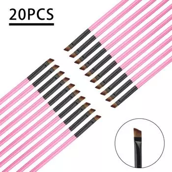 Супер мягкая профессиональная косая кисть для макияжа бровей, растушевка теней для век, угловая кисть, инструмент для макияжа