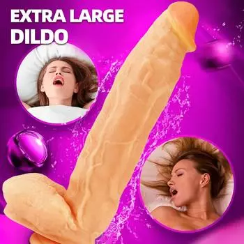 Супер настоящая кожа, силиконовый большой огромный фаллоимитатор, реалистичный присоске, мужской пенис из искусственного каучука, секс-игрушки для женщин, вагинальный