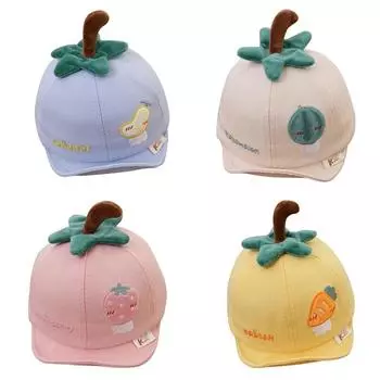 Супер очаровательная милая кепка с мягкими полями для мальчиков и девочек с фруктами и фруктами