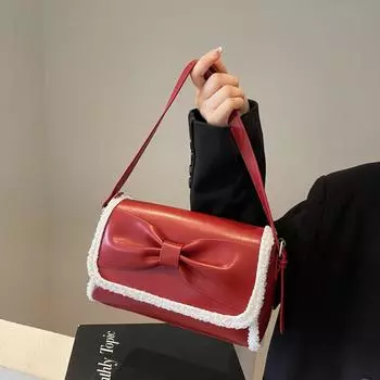 Супер огненный цвет столкновения дуги pu женские сумки новый продвинутый стандарт ретро чувство универсальная сумка на одно плечо