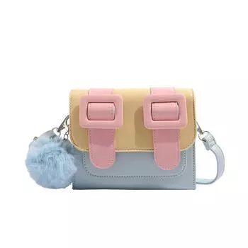 Супер популярная маленькая сумка для женщин, модная текстура, нишевый дизайн, сумка Cambridge, контрастный цвет, универсальная маленькая квадратная сумка через плечо standard