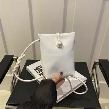 Супер пожарная мини-сумка для мобильного телефона женская новинка 2025 года осень мода иностранный стиль красная сумка через плечо маленькая сумка красный