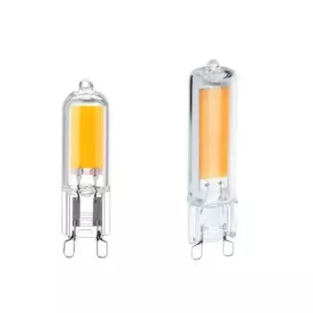 Супер яркая светодиодная лампочка G9 6 Вт 9 Вт 12 Вт15 Вт 220 В стеклянная лампа постоянного тока светодиодное освещение G9 COB лампы 1PCS&220V 7W белый