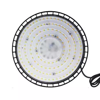 Супер яркие светодиодные светильники UFO 100/150/200 Вт, водонепроницаемые, для коммерческого, промышленного, складского, гаражного, мастерской, гаражного освещения warm light